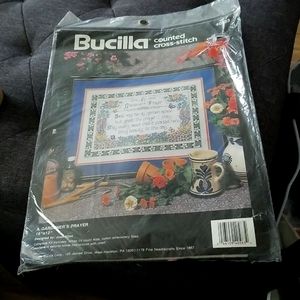 Bucilla Counted Cross-Stitch A Gardener's Prayer (Sealed)